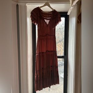 Ulla Johnson Silk Midi Dress
